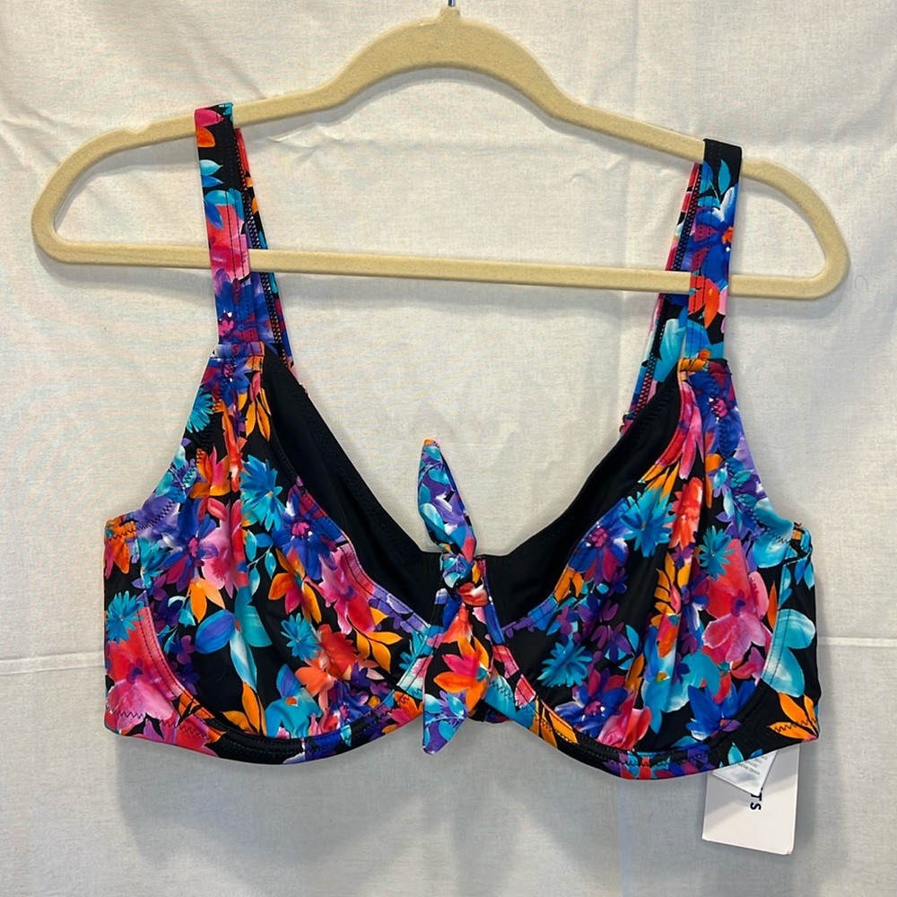 Swimsuits for All Capitan Underwire Bikini Top & High Waisted Bottom Size 20 NWT